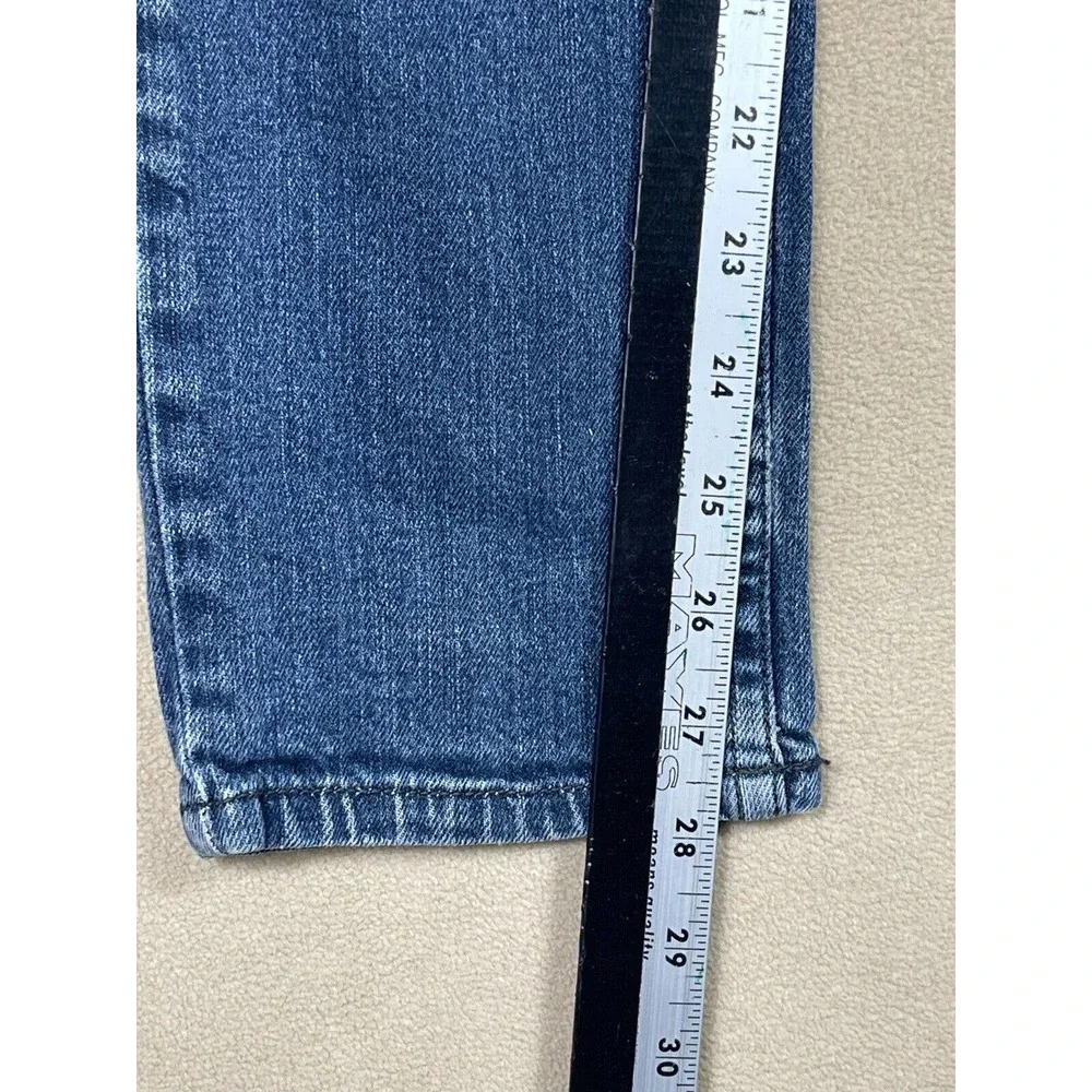 Anchor Blue Juniors 9S Skinny Jeans Low Rise Stretch Regular‎ Fit Blue Denim